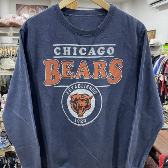 Chicago Bears Sweatshirt Retro Chicago Bears Football Shirt Sweater - Picture 2 of 3